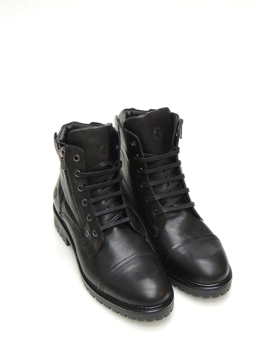 Hombre CORONEL TAPIOCCA | Botas Militares Coronel Tapiocca C2318-11 Piel Negro