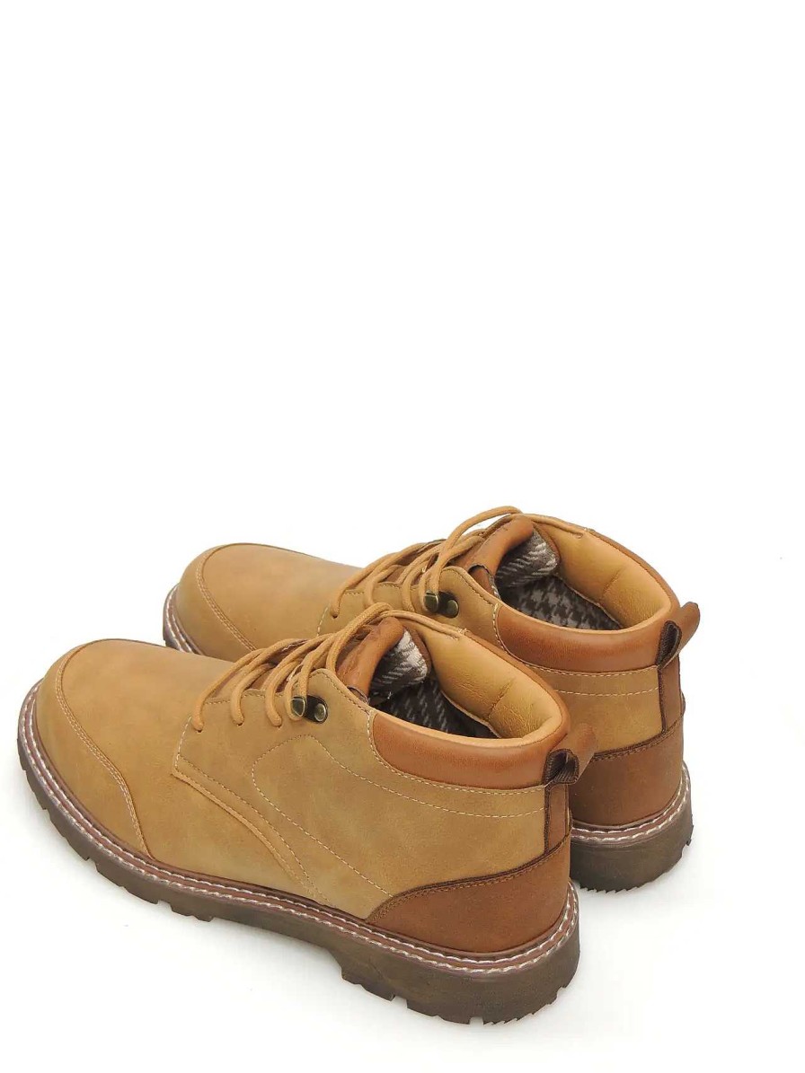 Hombre MUSTANG | Botines Desert Mustang 84473 Polipiel Camel