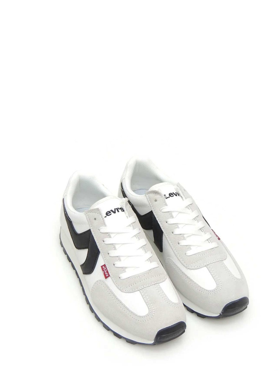 Hombre LEVIS | Sneakers Levis 235400 Ante Blanco