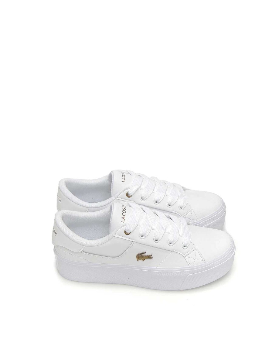 Mujer LACOSTE | Sneakers Lacoste Ziane Piel Blanco