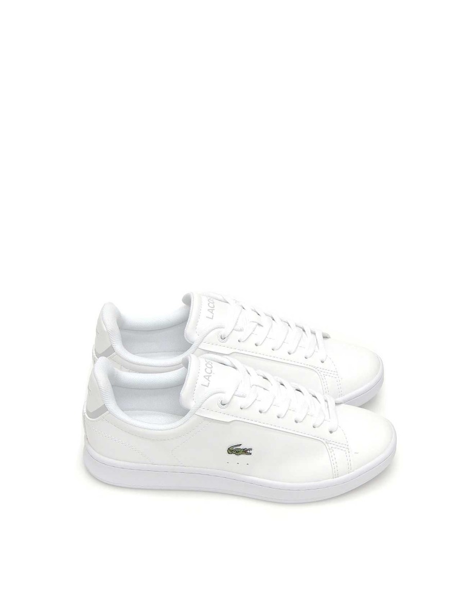 Mujer LACOSTE | Sneakers Lacoste Carnaby Jr Polipiel Blanco