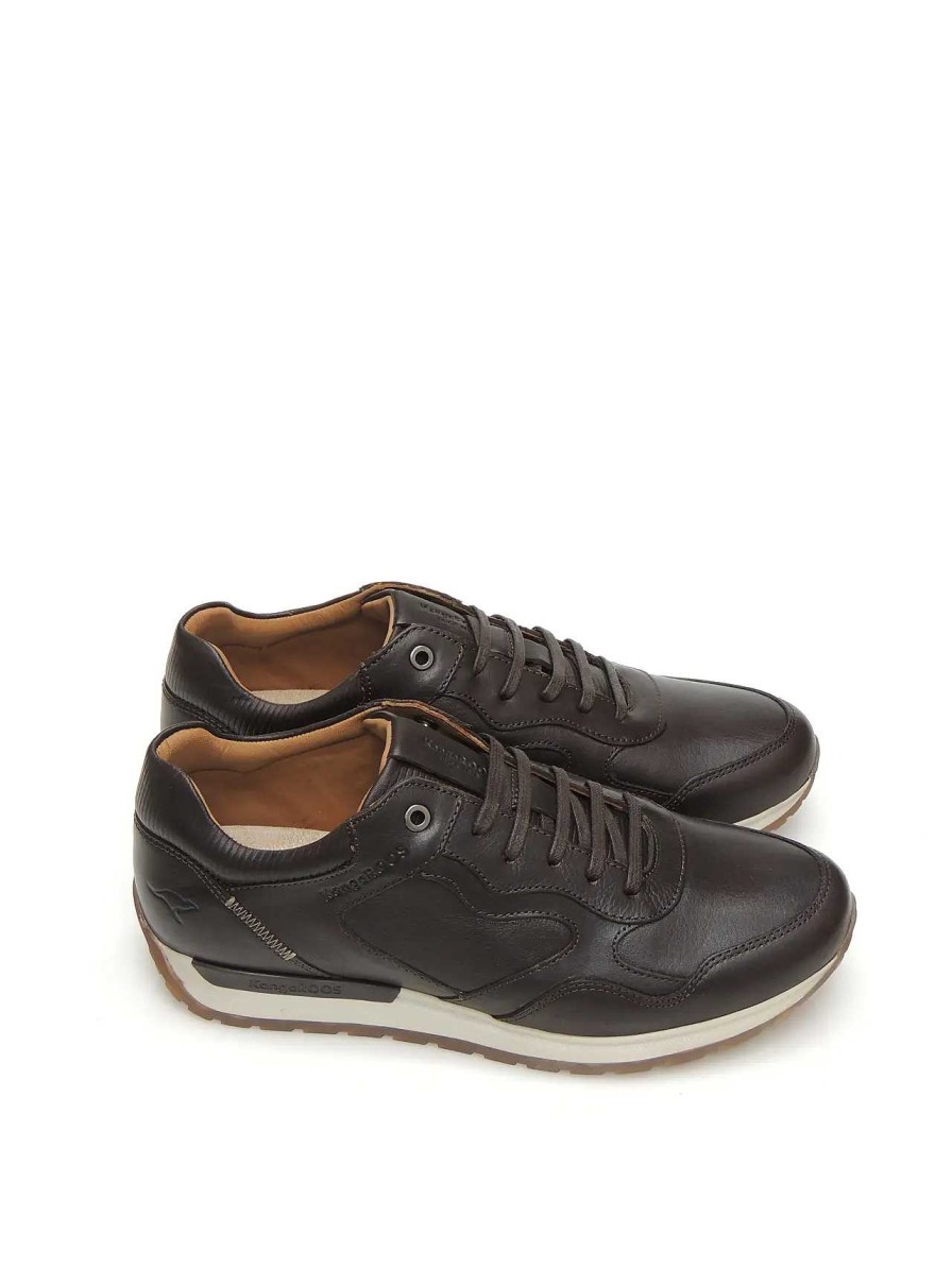 Hombre KANGAROOS | Sneakers Kangaroos 476-18 Piel Marron