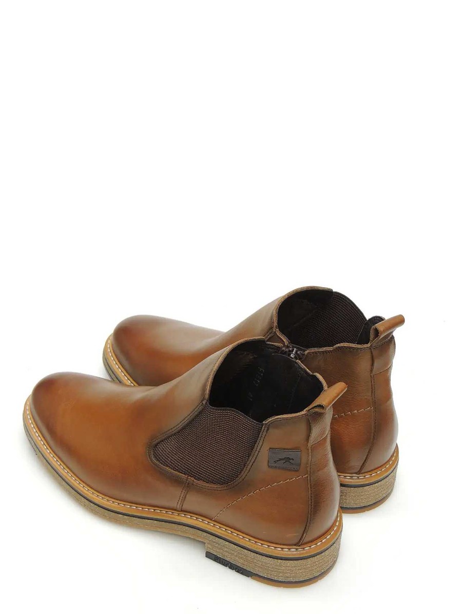 Hombre FLUCHOS | Botines Chelsea Fluchos F1817 Piel Camel