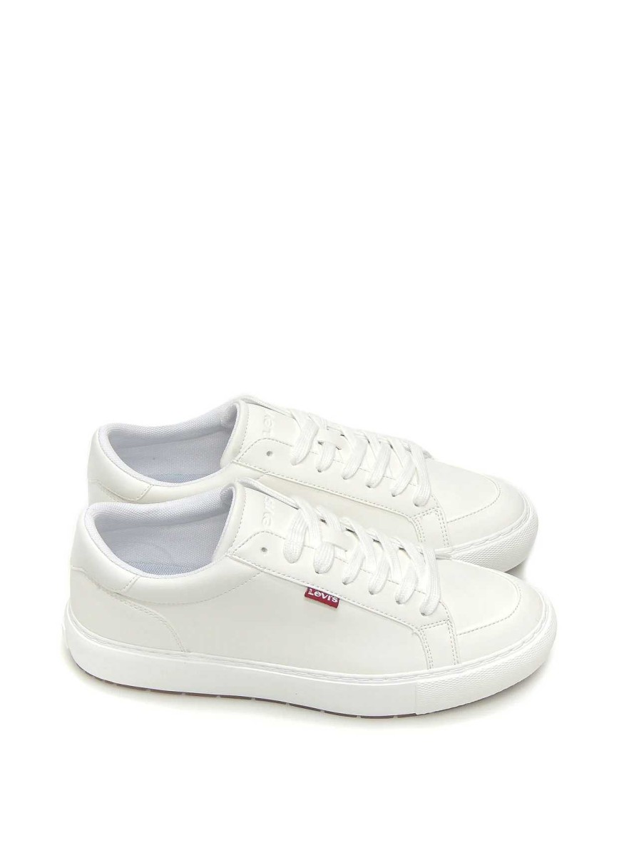 Hombre LEVIS | Sneakers Levis 234717 Polipiel Blanco