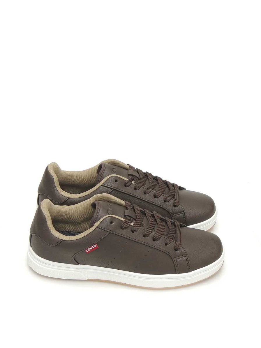 Hombre LEVIS | Sneakers Levis 234234 Polipiel Marron