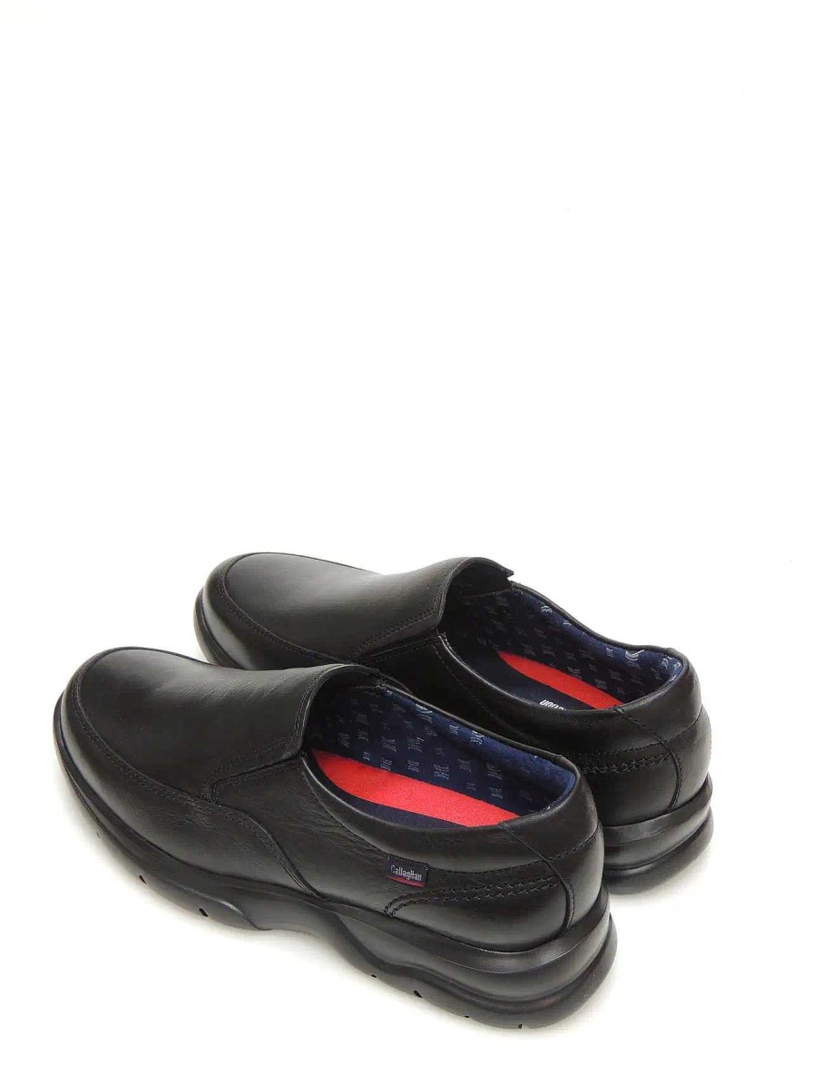 Hombre CALLAGHAN | Mocasines Slip-On Callaghan 55601 Piel Negro