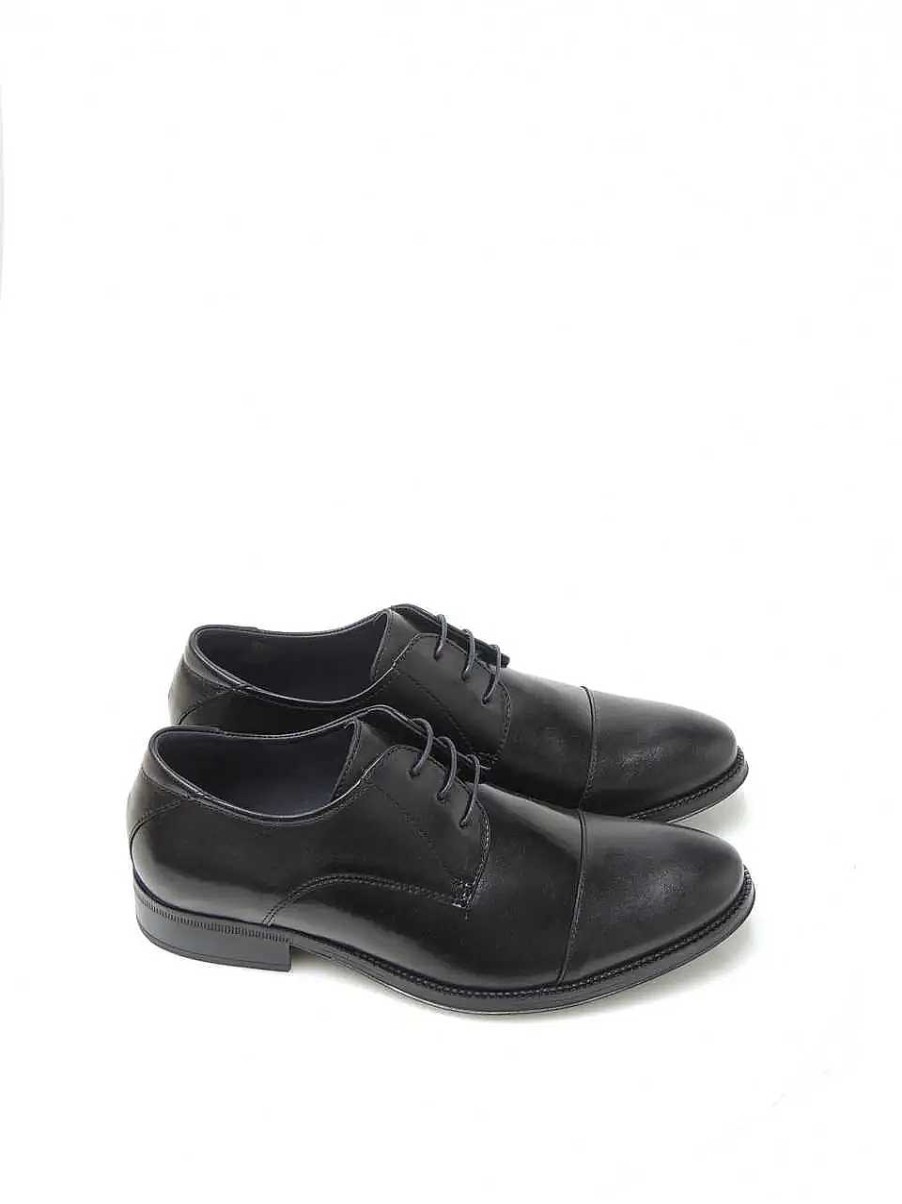 Hombre BAERCHI | Zapatos Blucher Baerchi 2752 Piel Negro