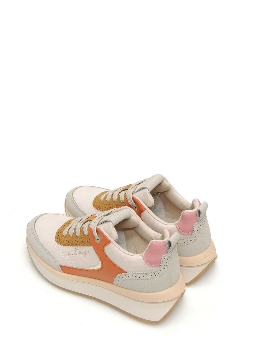 Mujer MUSTANG | Sneakers Mustang 60369 Polipiel Naranja