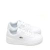 Hombre LACOSTE | Sneakers Lacoste T-Clip Piel Blanco