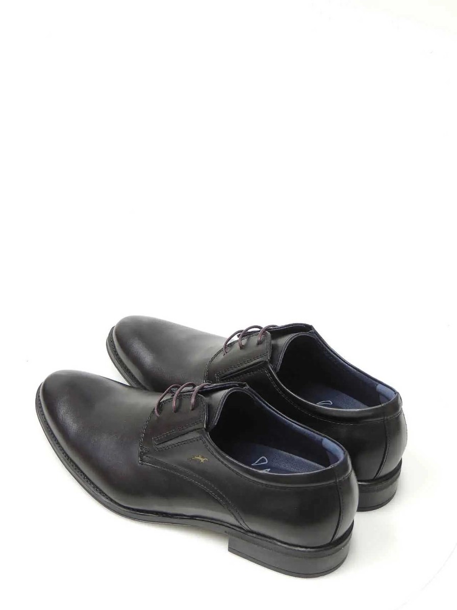 Hombre FLUCHOS | Zapatos Blucher Fluchos 8410 Piel Negro