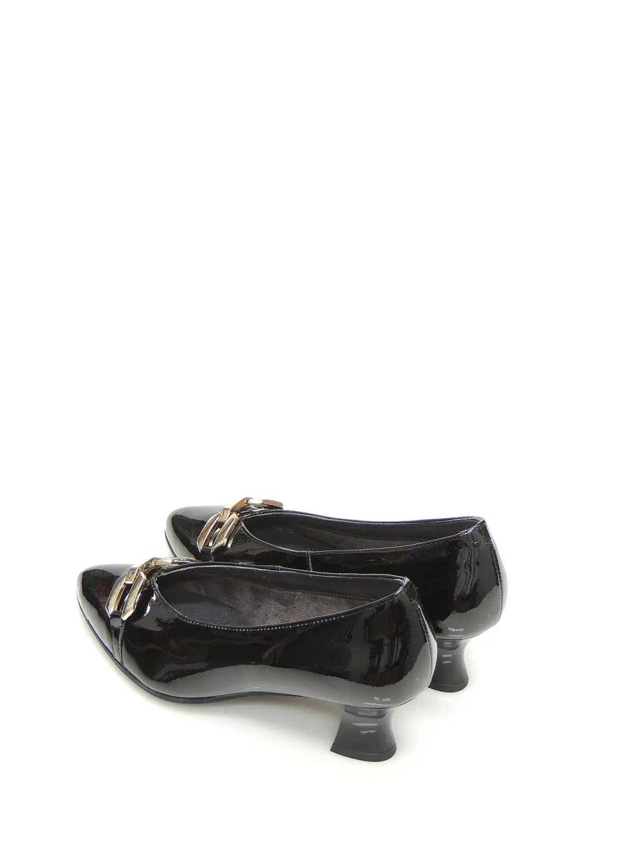 Mujer PITILLOS | Zapatos Salon Pitillos 5441 Piel Negro