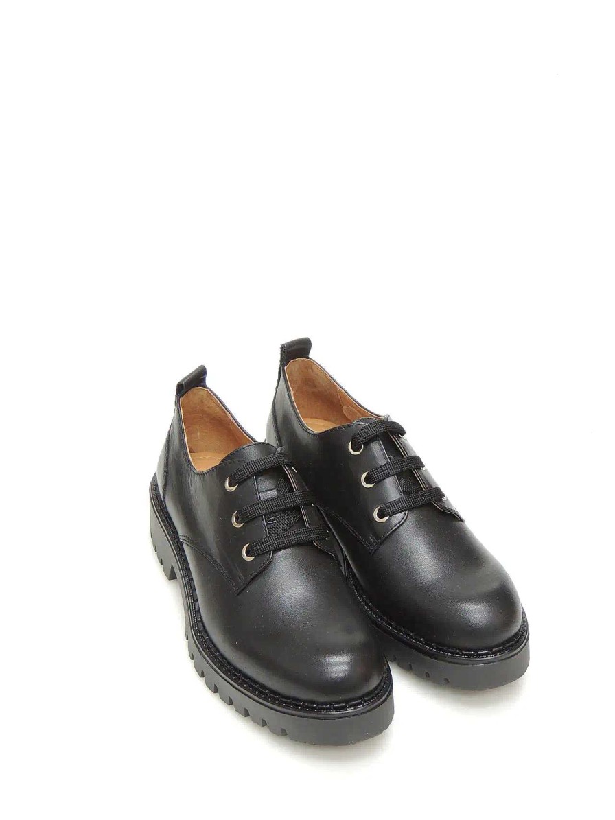 Mujer PIKOLINOS | Zapatos Blucher Pikolinos W6P-4632 Piel Negro