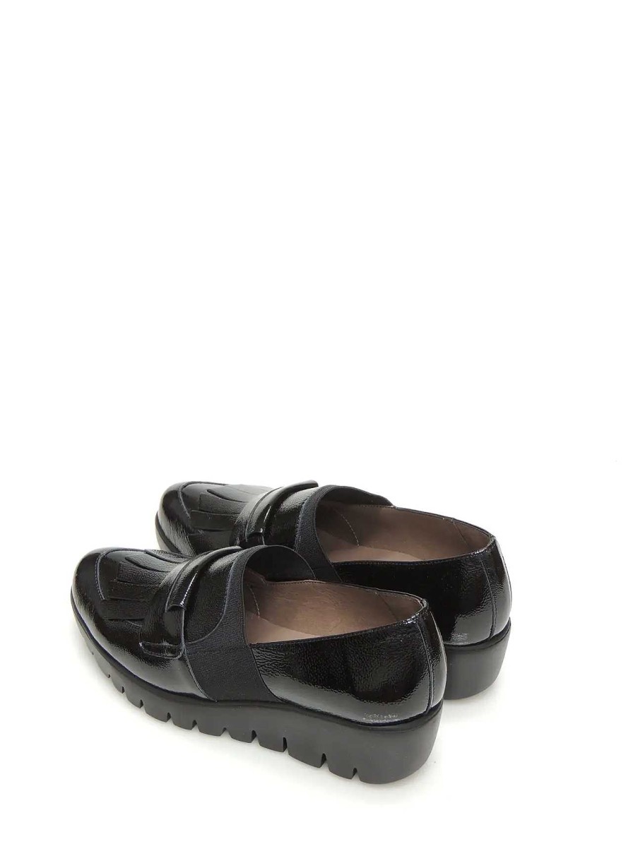 Mujer WONDERS | Mocasines Wonders C-33301 Piel Negro