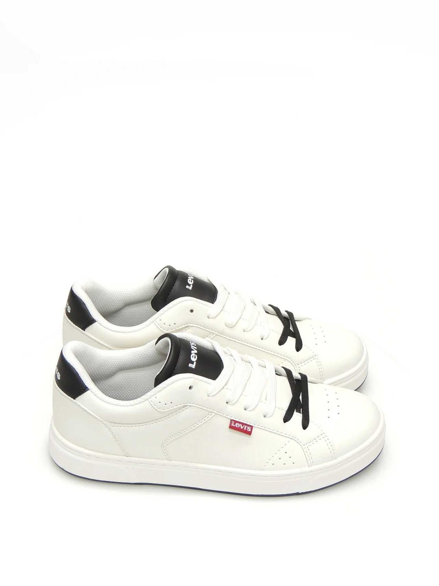 Hombre LEVIS | Sneakers Levis 235438 Polipiel Blanco