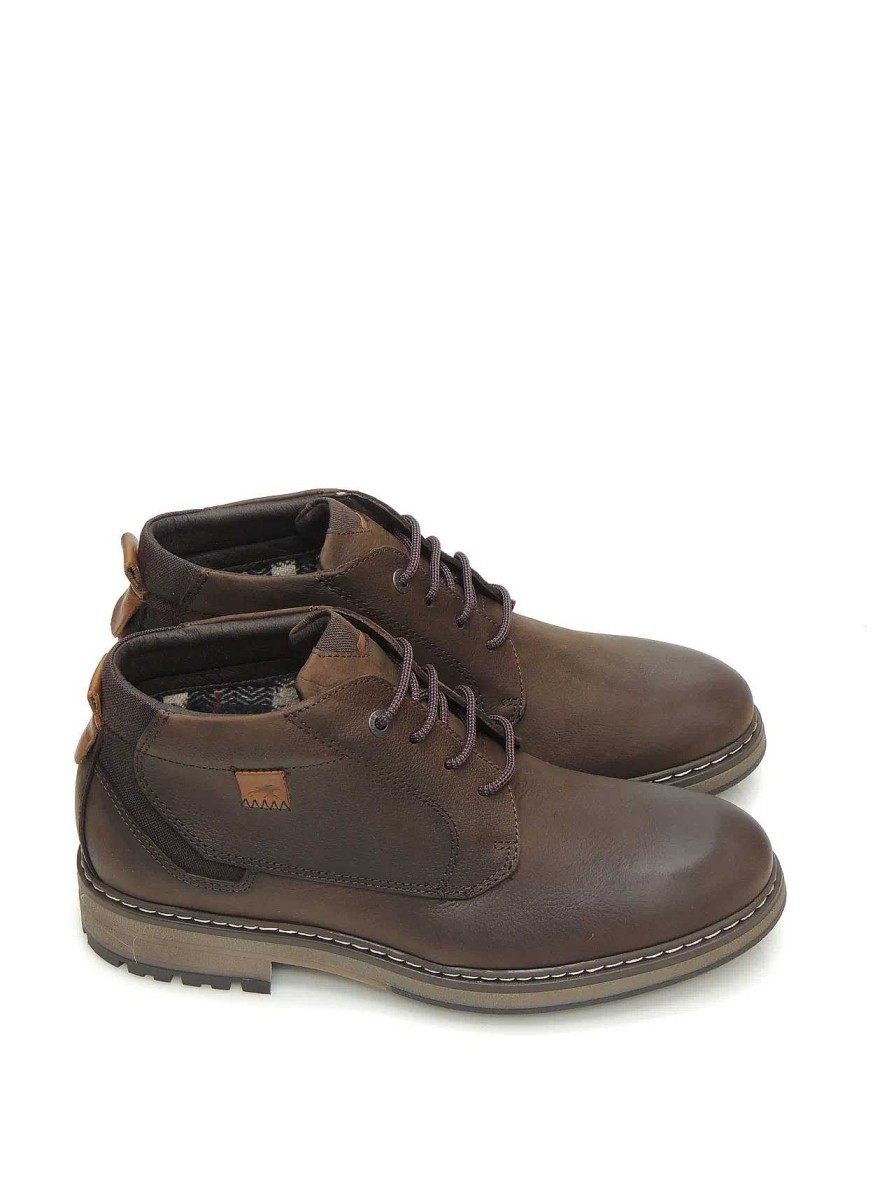 Hombre FLUCHOS | Botines Desert Fluchos F1593 Piel Marron