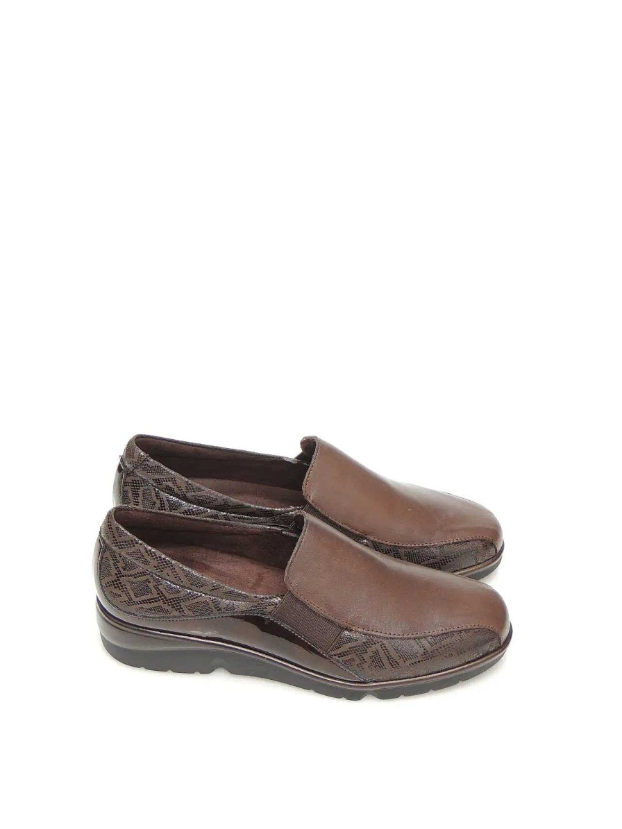 Mujer PITILLOS | Mocasines Pitillos 5304 Piel Marron