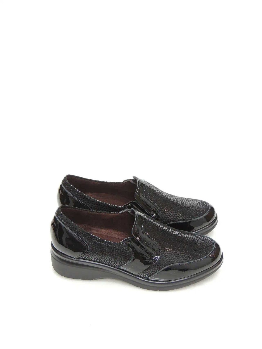 Mujer PITILLOS | Mocasines Pitillos 5310 Piel Negro