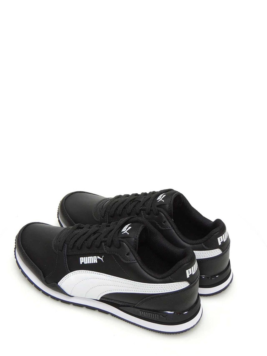 Hombre PUMA | Sneakers Puma 384855 Polipiel Negro