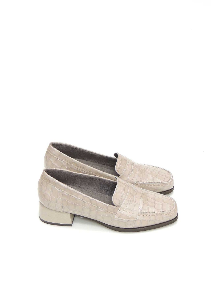 Mujer PITILLOS | Mocasines Pitillos 5423 Charol Taupe