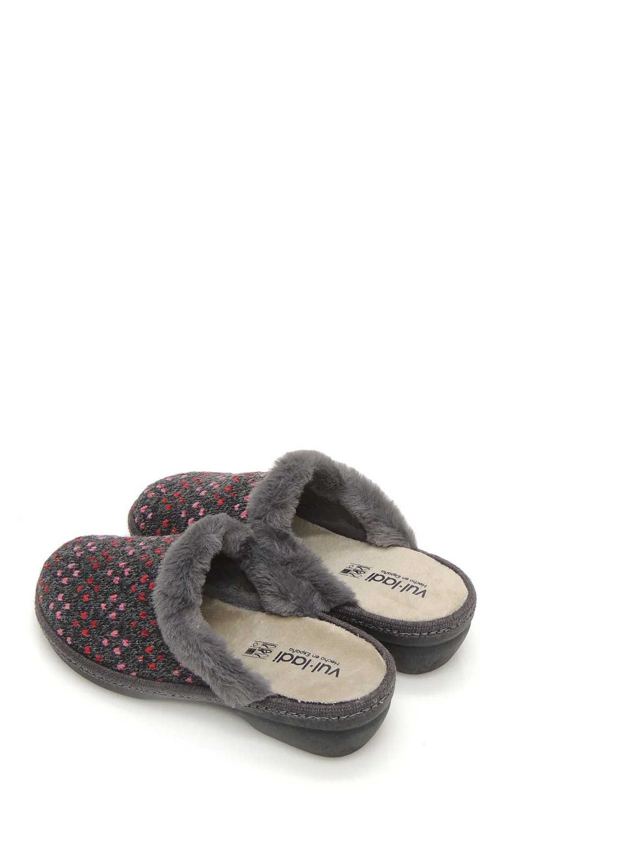 Mujer VULLADI | Zapatillas Estar En Casa Vulladi 5950-357 Textil Gris