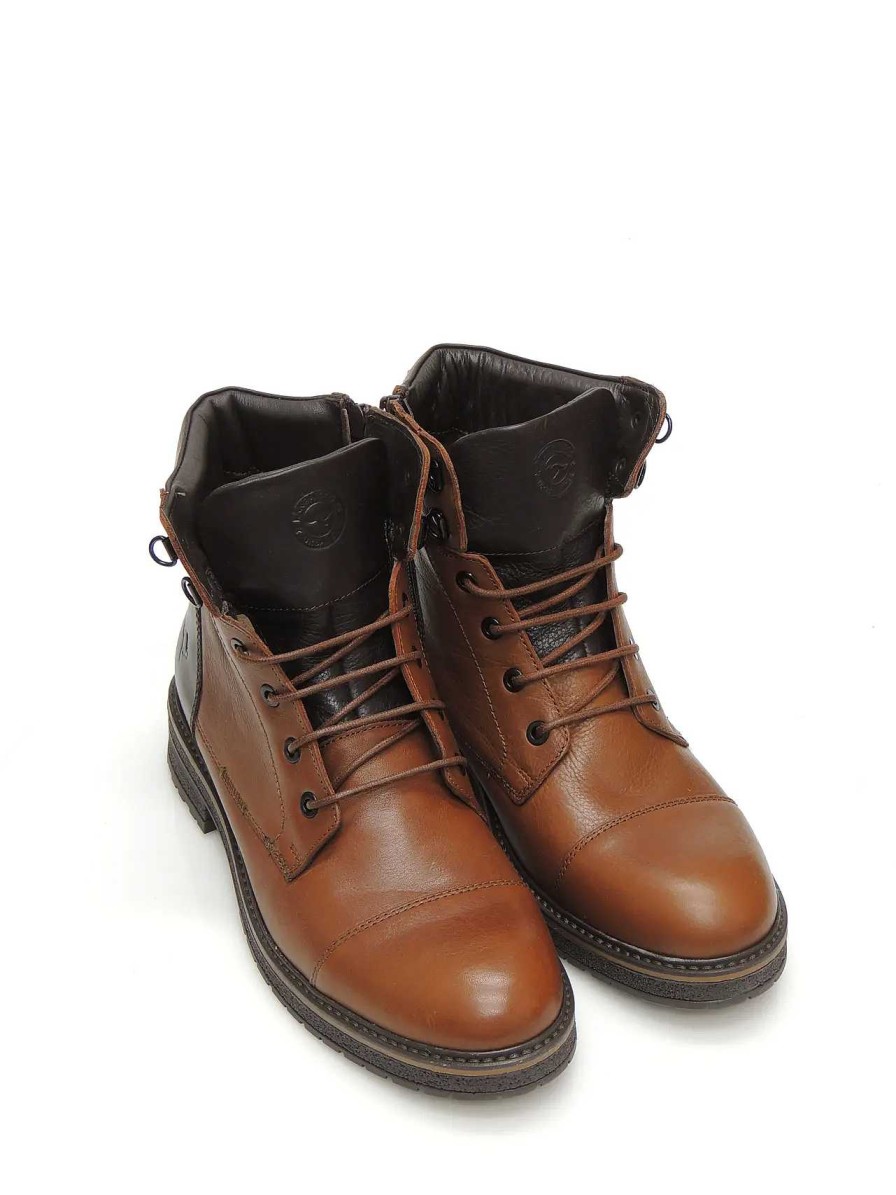 Hombre KANGAROOS | Botas Militares Kangaroos 491-23 Piel Cuero