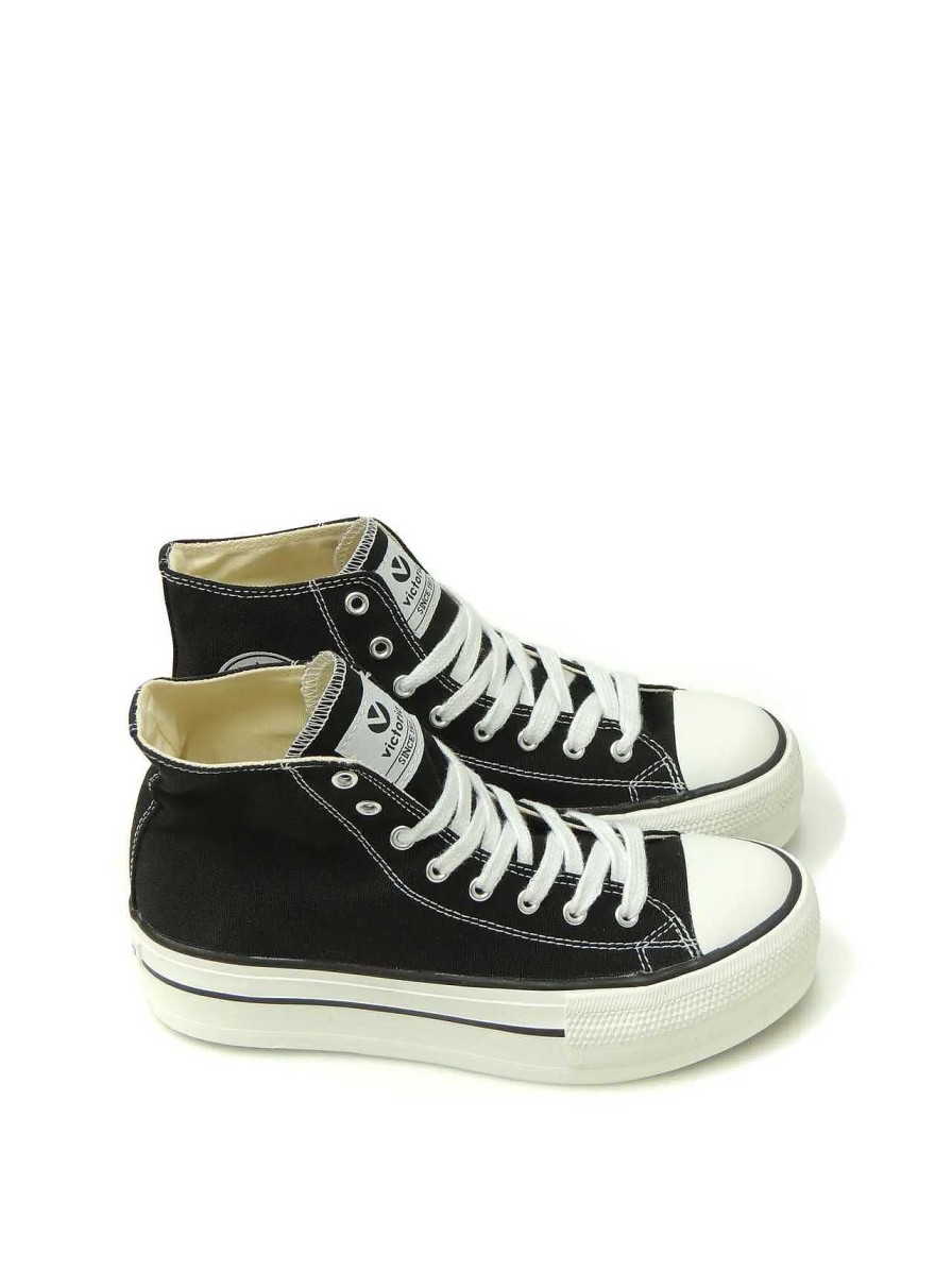 Mujer VICTORIA | Sneakers Victoria 1061101 Lona Negro