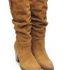 Mujer MUSTANG | Botas Cana Alta Mustang 52304 Serraje Cuero