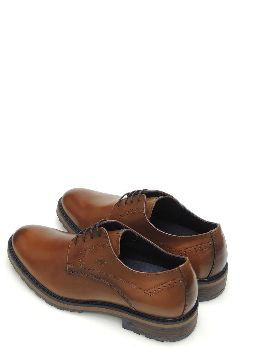 Hombre FLUCHOS | Zapatos Blucher Fluchos F1867 Piel Camel