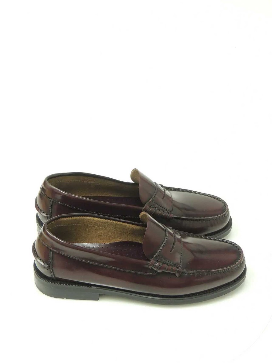 Hombre EDWARD'S | Mocasines Castellanos Edward'S 1001N Piel Burdeos