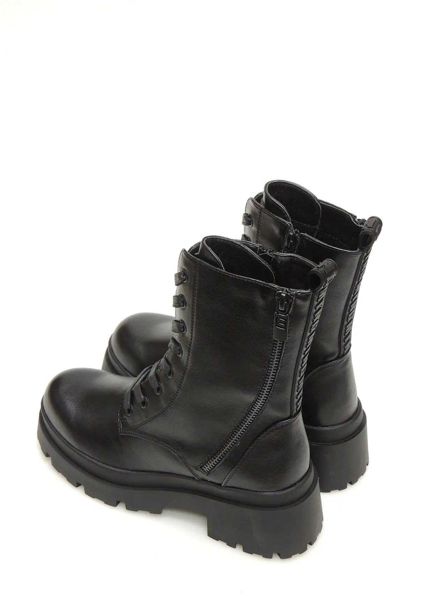 Mujer MUSTANG | Botas Militares Mustang 53261 Polipiel Negro