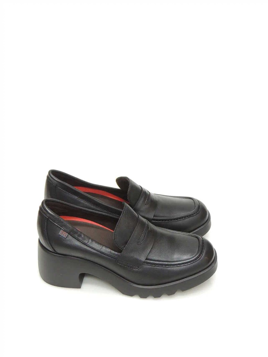 Mujer PEPE MENARGUES | Mocasines Pepe Menargues 21214 Piel Negro