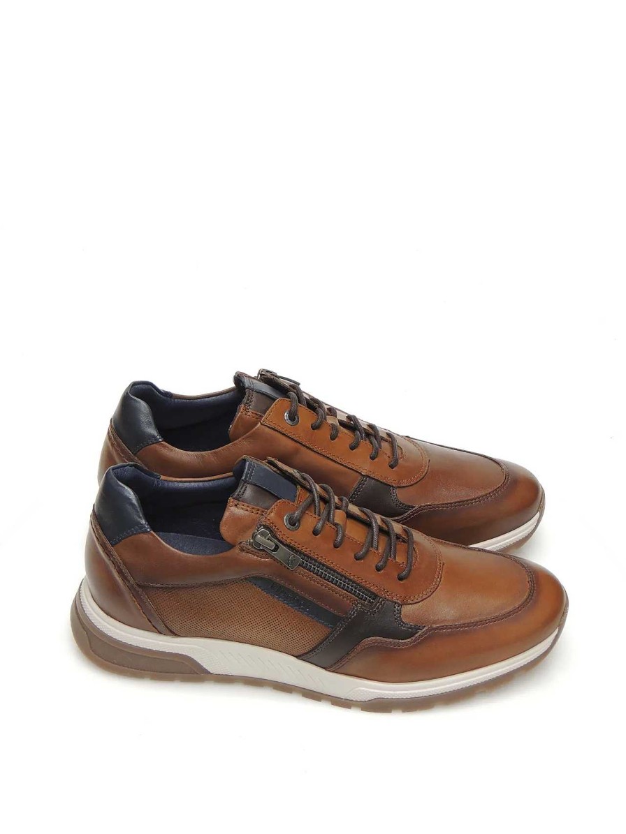 Hombre FLUCHOS | Sneakers Fluchos F1600 Piel Camel