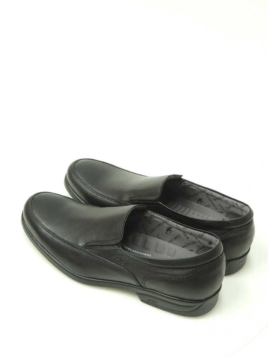 Hombre FLUCHOS | Mocasines Slip-On Fluchos 8902 Piel Negro