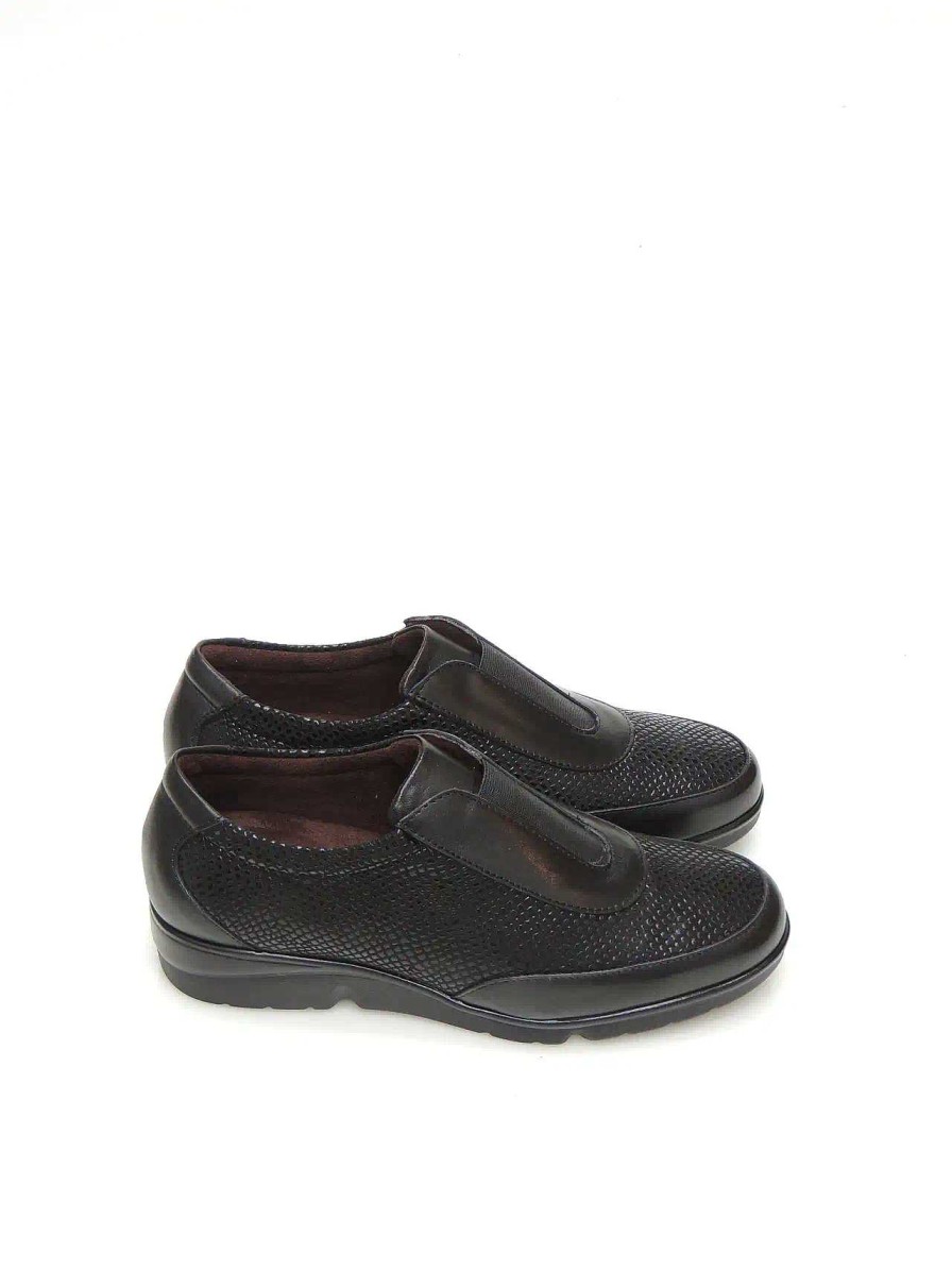 Mujer PITILLOS | Mocasines Pitillos 5308 Piel Negro