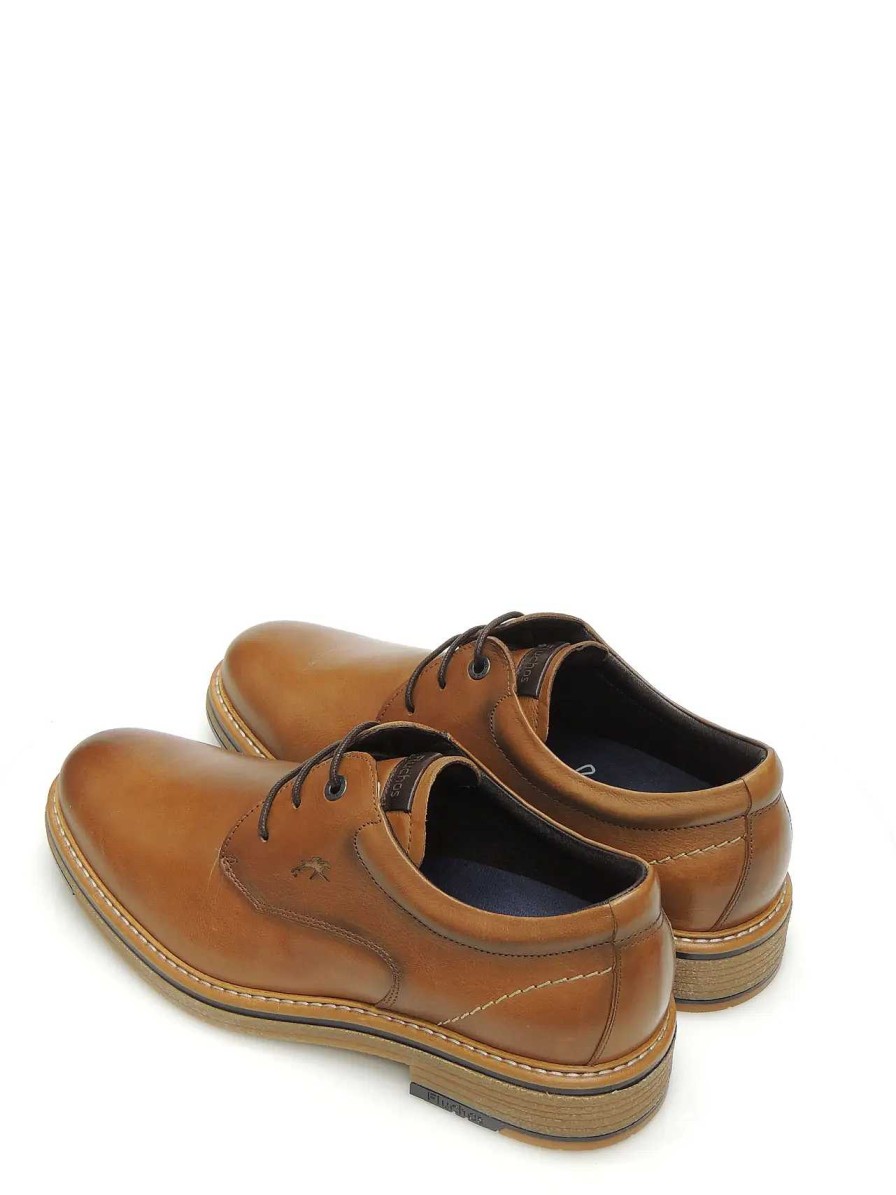 Hombre FLUCHOS | Zapatos Blucher Fluchos F1815 Piel Camel