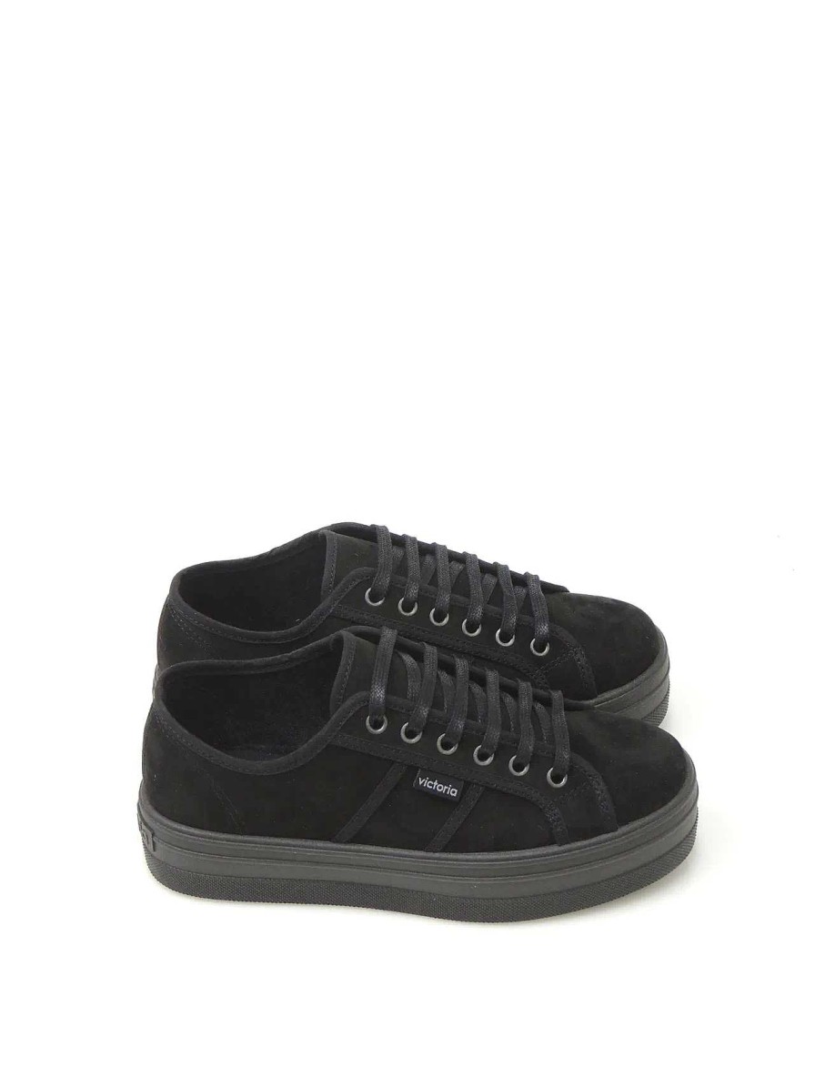 Mujer VICTORIA | Sneakers Victoria 109205 Textil Negro