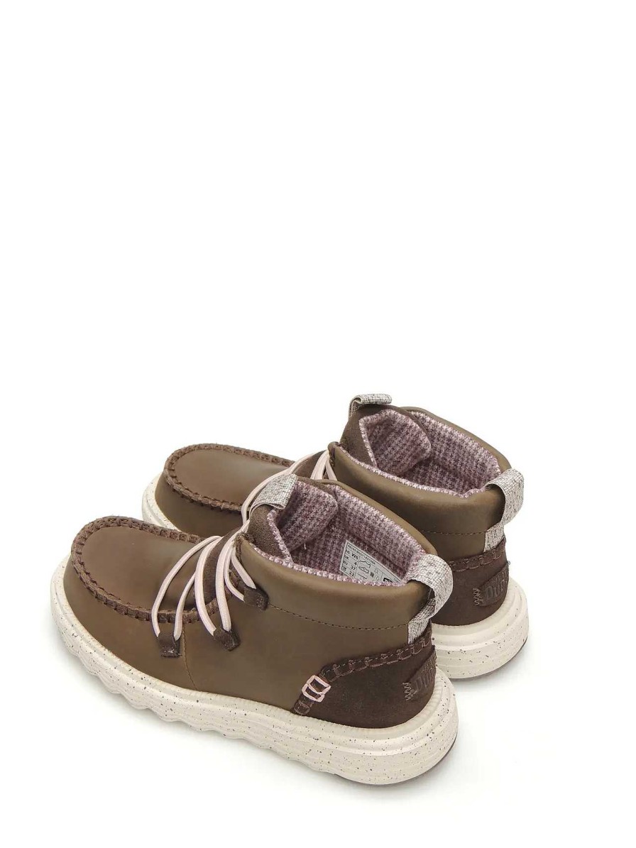 Mujer DUDE | Wallabee Dude 40183-204-A Ante Marron