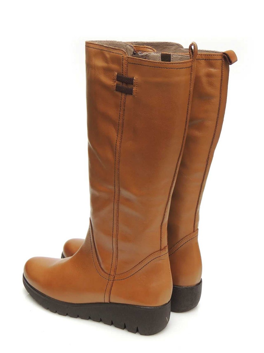 Mujer YOKONO | Botas Cana Alta Yokono Atenas-031 Piel Marron