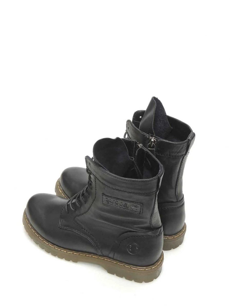 Mujer CORONEL TAPIOCCA | Botas Militares Coronel Tapiocca C1318-11 Piel Negro