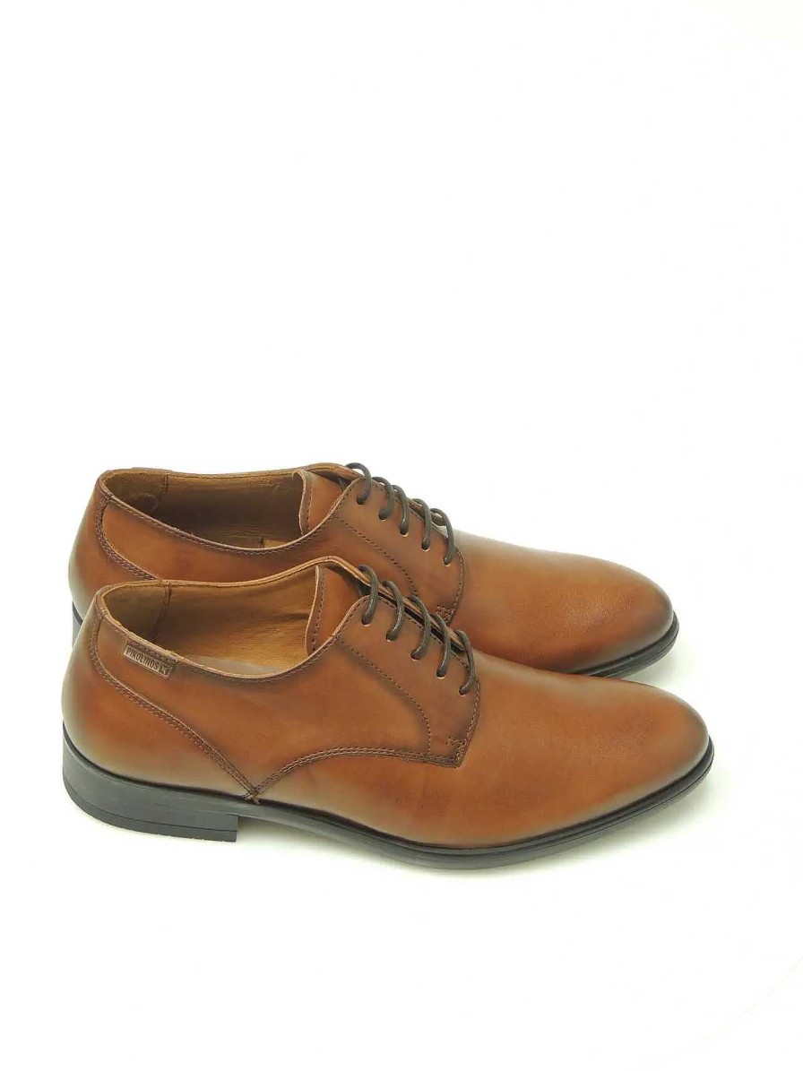 Hombre PIKOLINOS | Zapatos Blucher Pikolinos M7J-4187 Piel Cuero