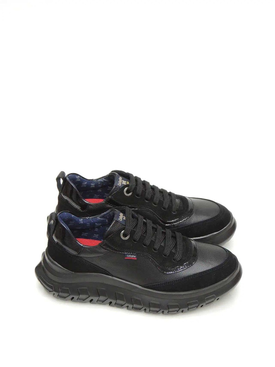 Mujer CALLAGHAN | Sneakers Callaghan 56000 Piel Negro