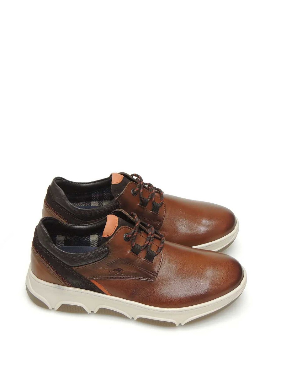 Hombre FLUCHOS | Zapatos Derby Fluchos F1345 Piel Camel