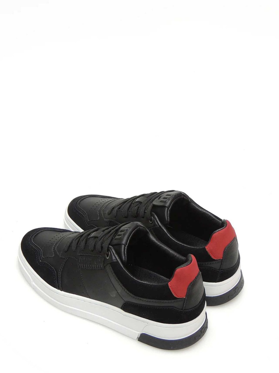 Hombre MUSTANG | Sneakers Mustang 84432 Polipiel Negro