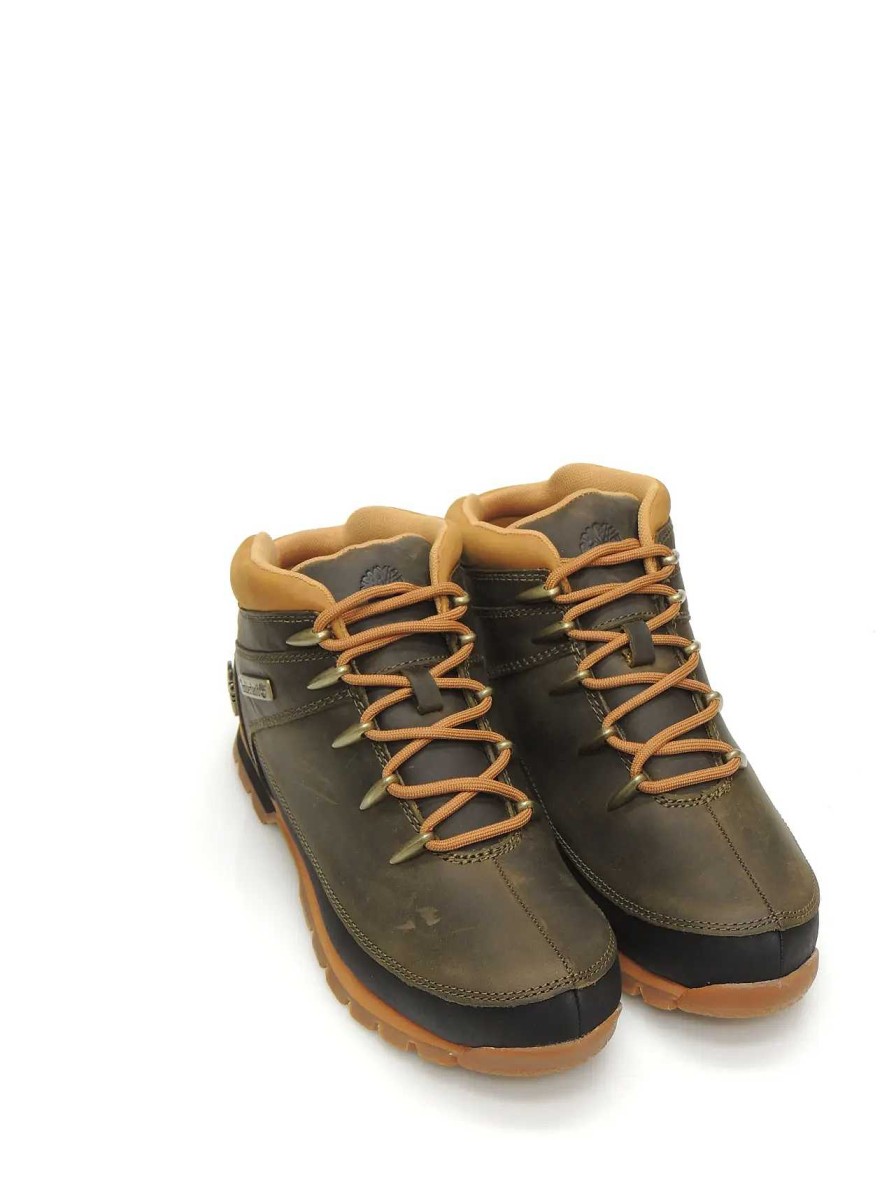 Hombre TIMBERLAND | Botas Montana Timberland 61Sd3271 Piel Verde