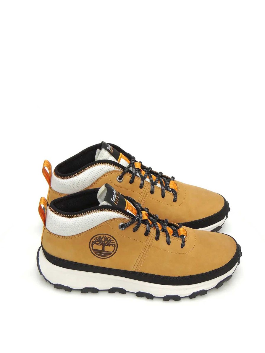 Hombre TIMBERLAND | Botas Montana Timberland 5Twv2311 Nobuk Amarillo