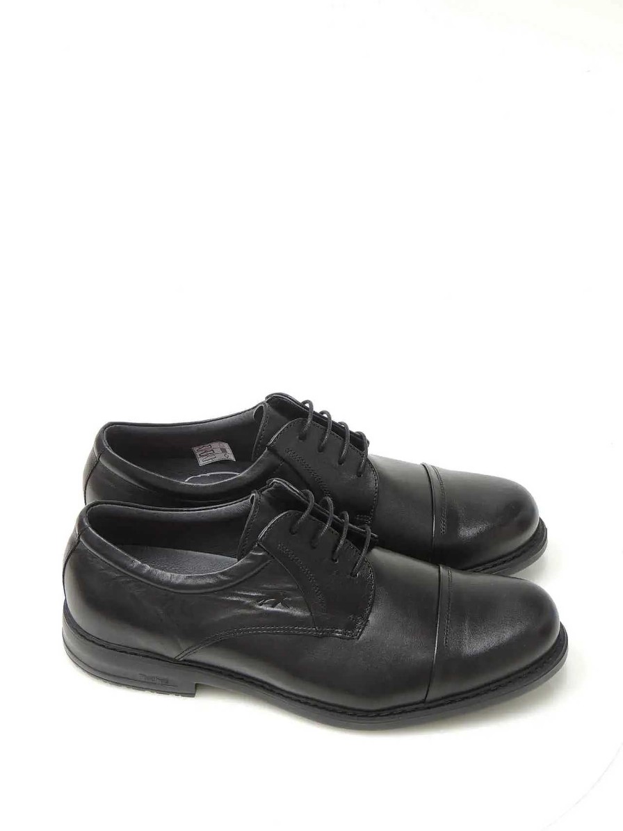 Hombre FLUCHOS | Zapatos Blucher Fluchos 8468 Piel Negro