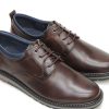 Hombre PIKOLINOS | Zapatos Derby Pikolinos M8J-4183 Piel Marron