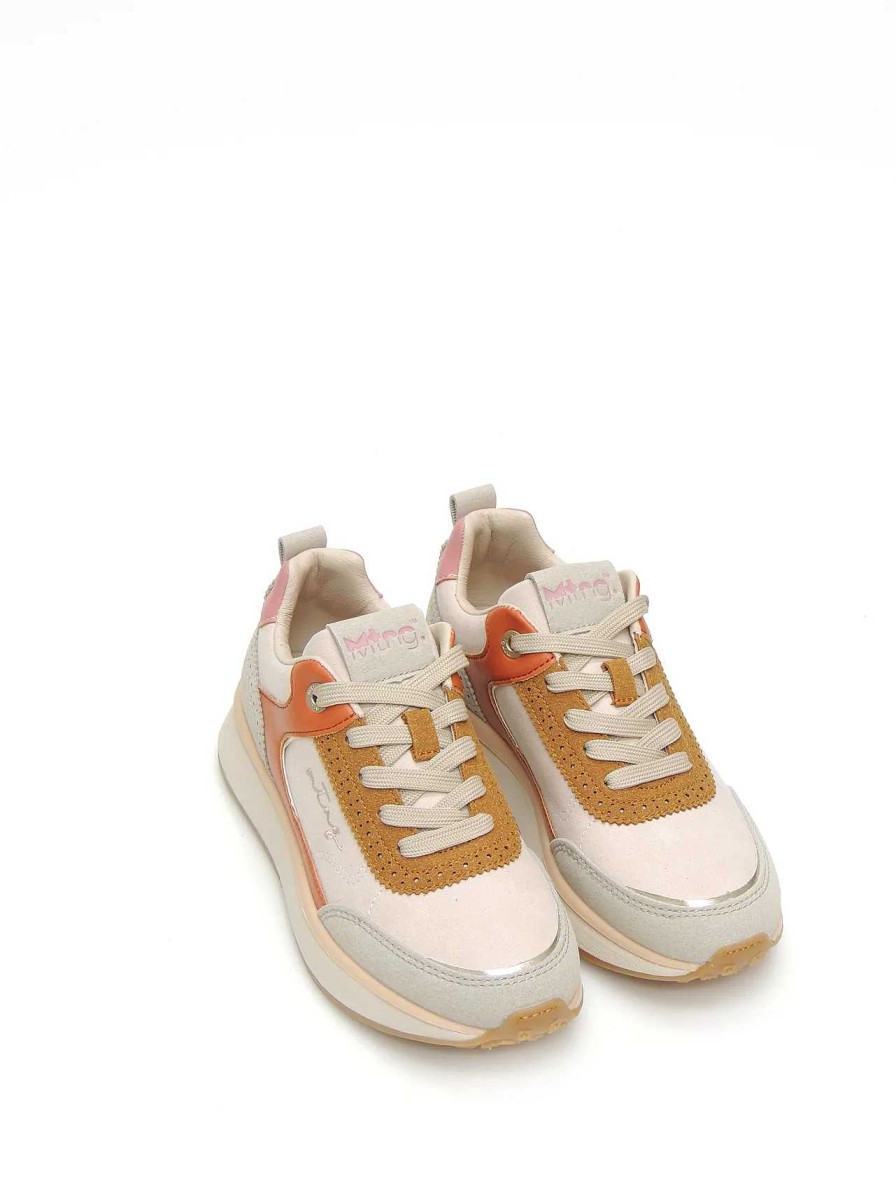 Mujer MUSTANG | Sneakers Mustang 60369 Polipiel Naranja