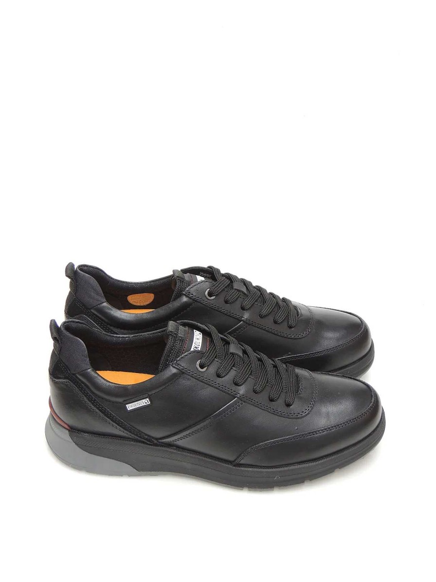 Hombre PIKOLINOS | Sneakers Pikolinos M1W-6144C1 Piel Negro