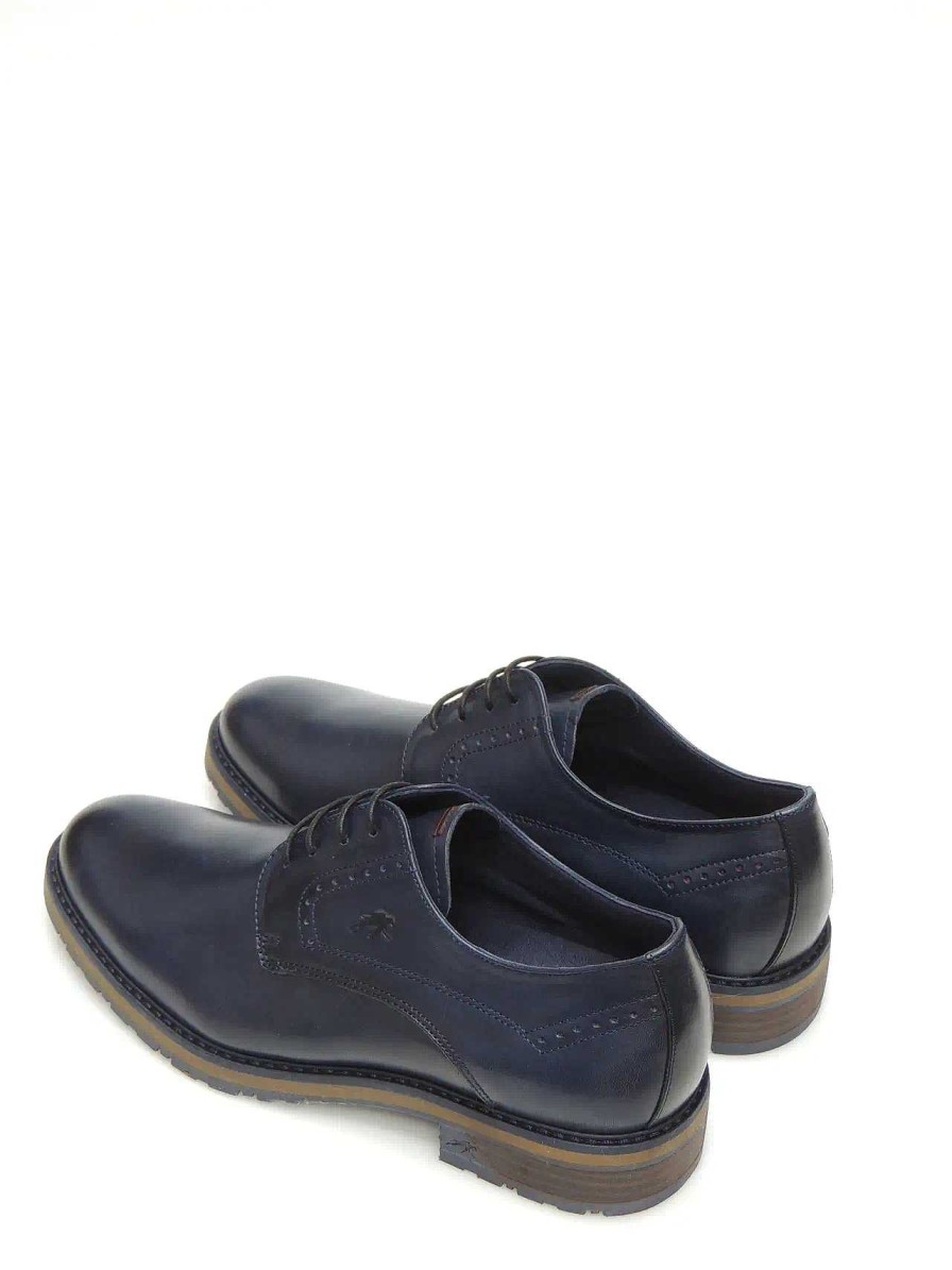 Hombre FLUCHOS | Zapatos Blucher Fluchos F1867 Piel Marino